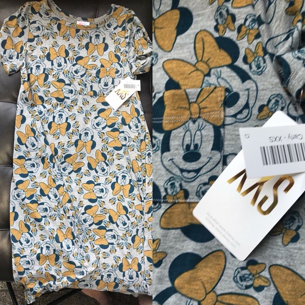 LulaRoe Disney Carly XXS Minnie